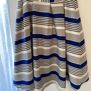 Forever 21 striped a-line skirt with pockets!